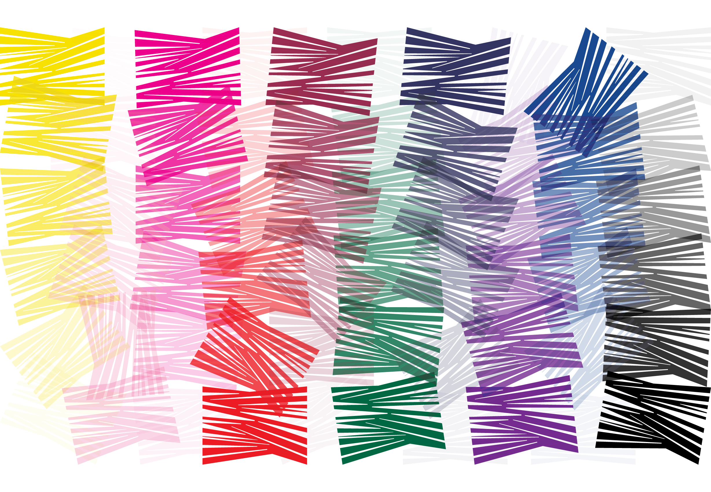 Risograph color set.